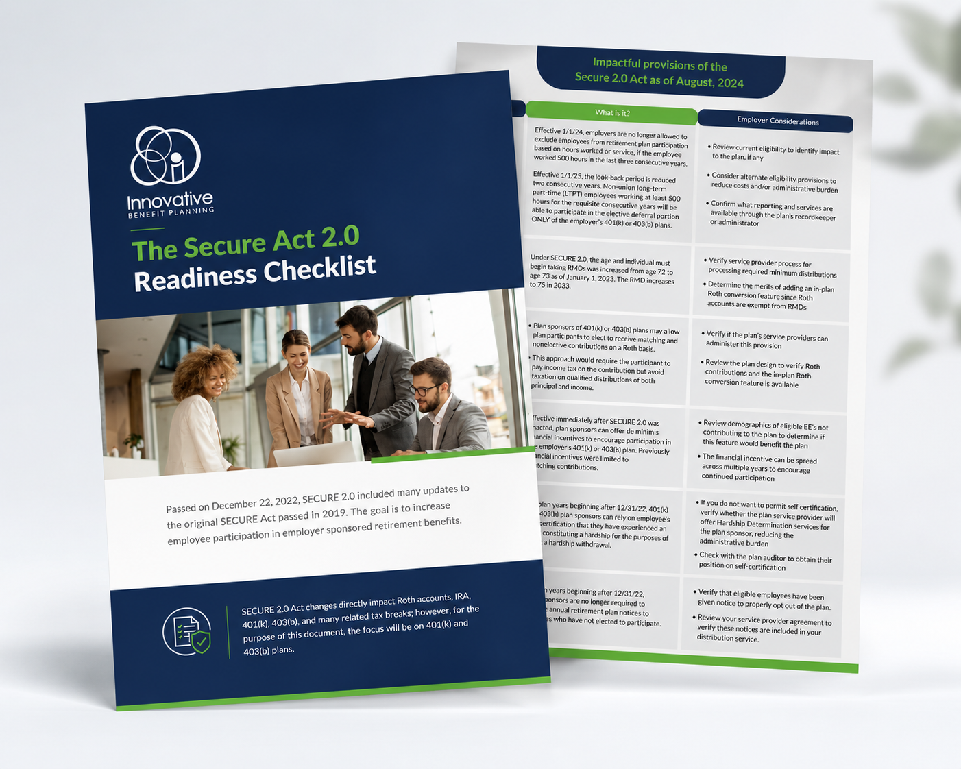 A checklist titled 