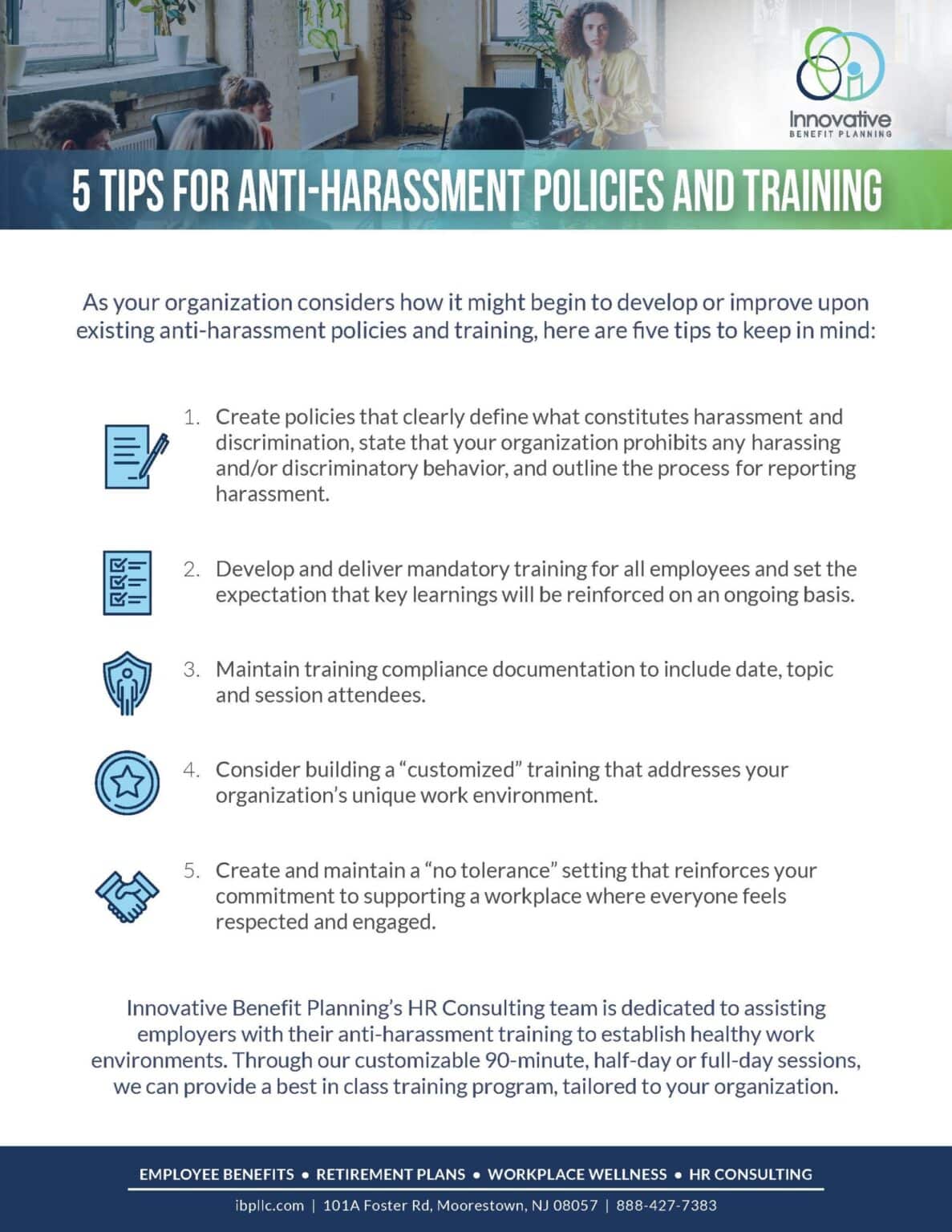 5 Tips For Anti-Harassment Policies and Training