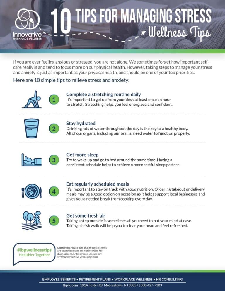 10 Tips for Managing Stress